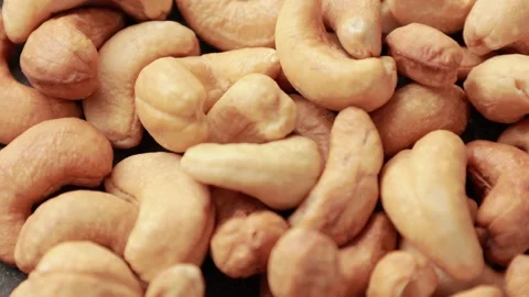 Cashews nut food texture background Stock Footage 280469086