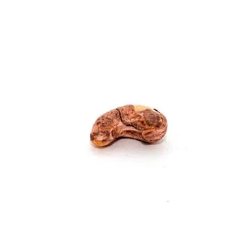 Cashews on a white background Stock-Fotos