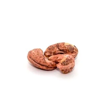 Cashews on a white background Foto stock