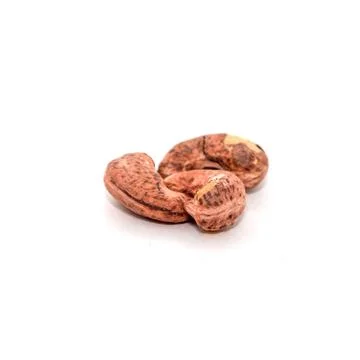 Cashews on a white background Foto stock