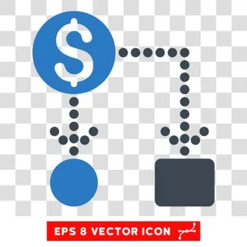 Cashflow Eps Vector Icon Stockillustratie