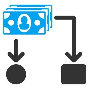 Cashflow Flat Vector Icon イラスト素材