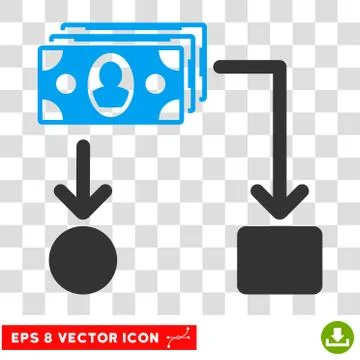 Cashflow Vector Icon Illustrazione stock
