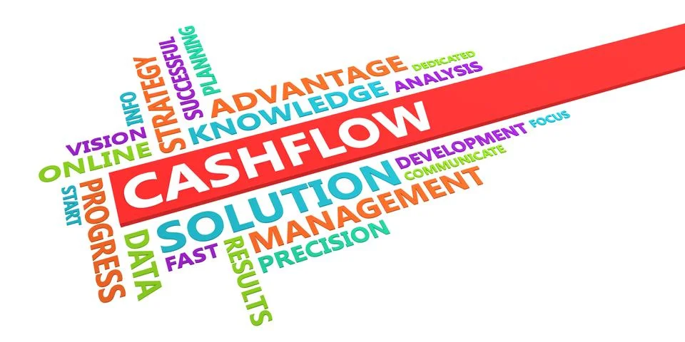 Cashflow Word Cloud Stock Illustration