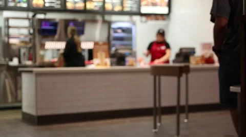 fast food cashier