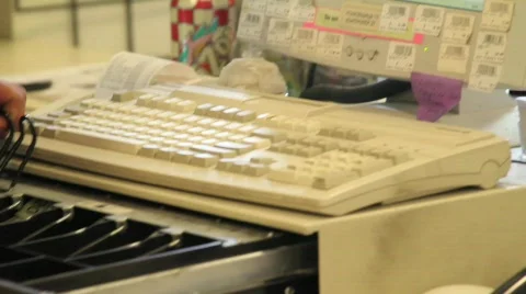 Cashier Video stock 642234