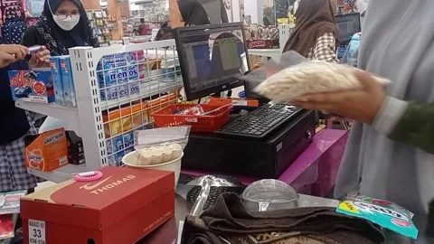 Cashier Stock Footage 205256366