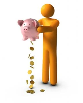 Cashing out Stock Illustration