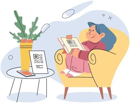 Cashless. The NFC technology allows for quick and secure cashless transactions A Illustrazione stock