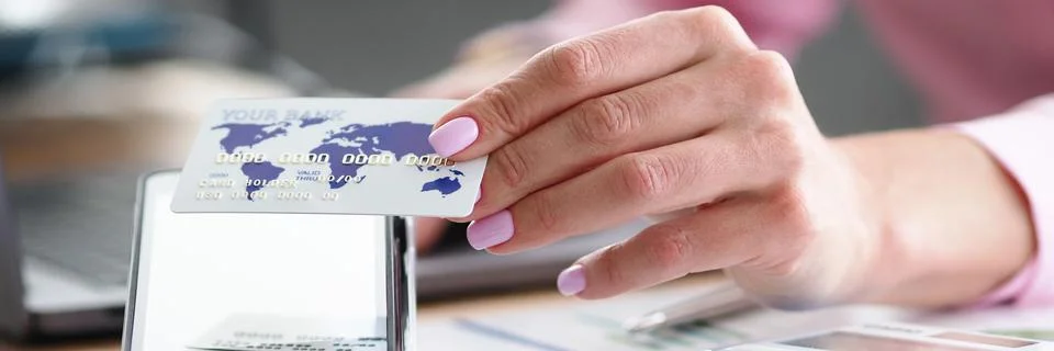 Cashless payment method Foto stock