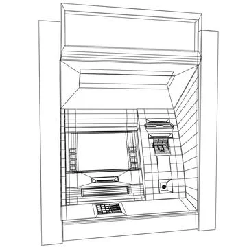 Cashmachine proCash 2050 V1 3D Model