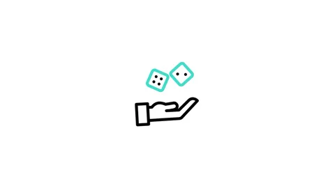 Casino Animated Icon Stock Footage 320340927