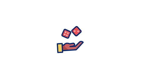 Casino Animated Icon Stock Footage 320340928