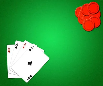 Casino background green texture Stock Illustration