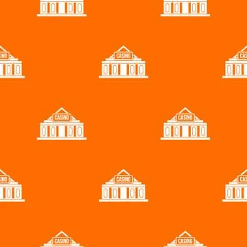 Casino building pattern seamless Ilustración de archivo