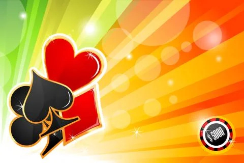 Casino card Stock Illustration