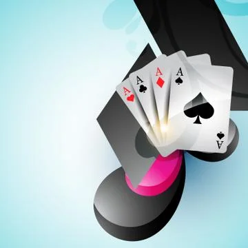 Casino card vector design Stock Illustration