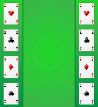 Casino cards background Stock Illustration