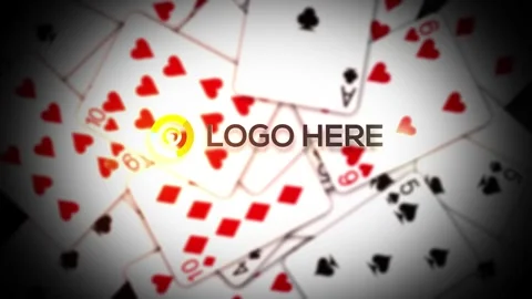 Casino Cards Logo Stock After Effects