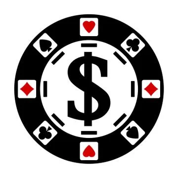 Casino chip. Stock Illustration