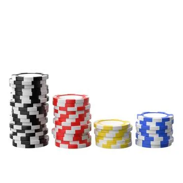 Casino chips. 3D chip. Stock Illustration