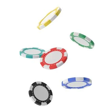 Casino chips. 3D chip. Stock Illustration