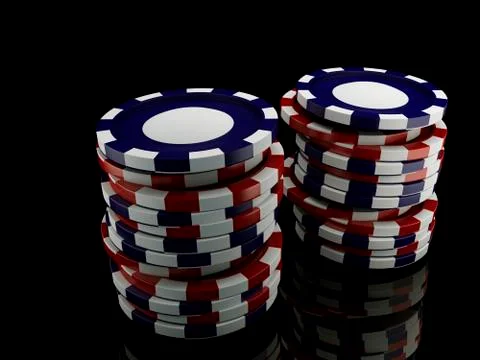 Casino chips Illustrazione stock