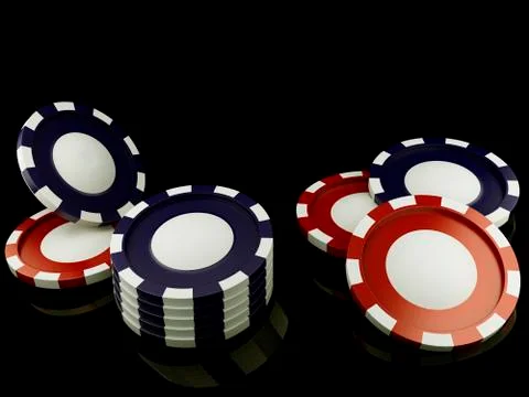 Casino chips Illustrazione stock
