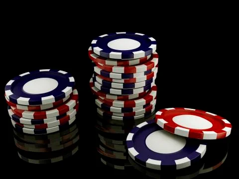Casino chips Illustrazione stock