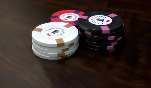Casino Chips Illustrazione stock