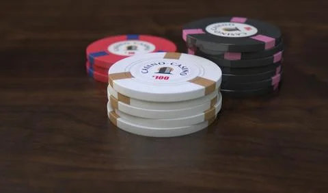 Casino Chips Illustrazione stock