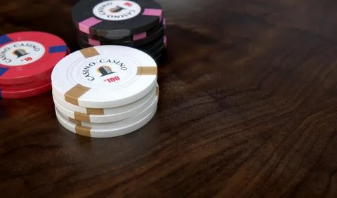 Casino Chips Illustrazione stock