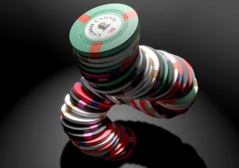 Casino Chips Stock Illustration