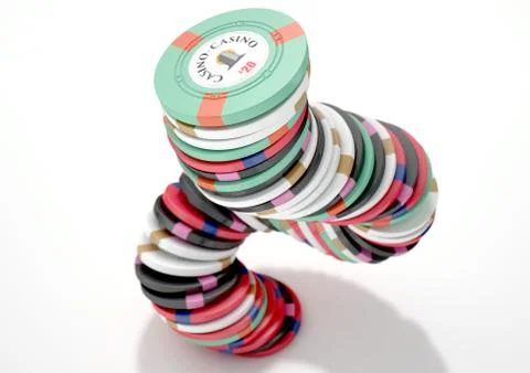 Casino Chips Stock Illustration