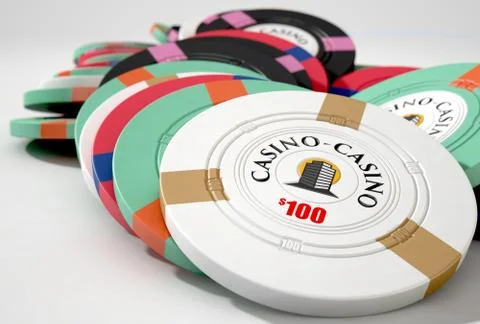 Casino Chips Illustrazione stock