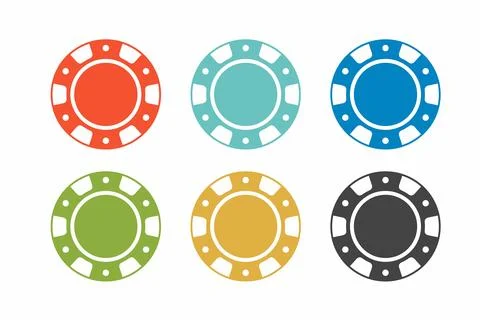 Casino chips Stock Illustration