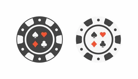 Casino chips Stock Illustration