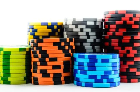 Casino chips Stock Photos