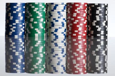 Casino chips Fotos de archivo