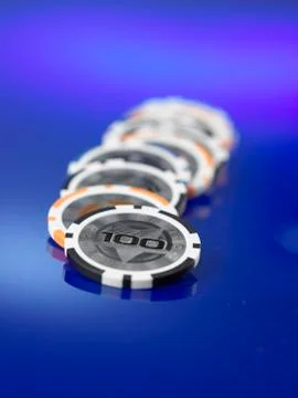 Casino chips 스톡 사진