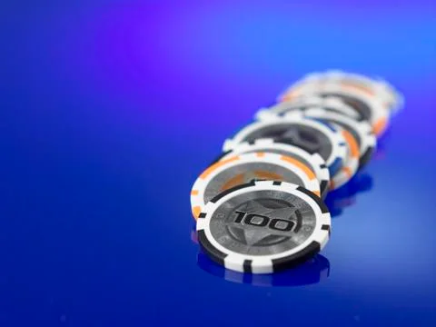Casino chips Stock Photos