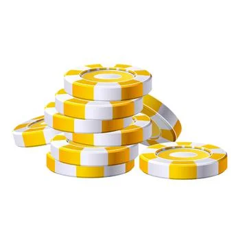 Casino chips stack icon cartoon vector. Poker chip Stock Illustration