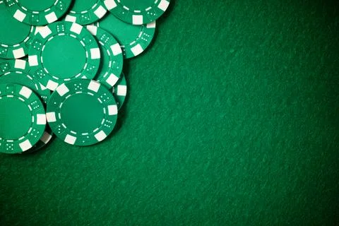 Casino chips view Stock Photos