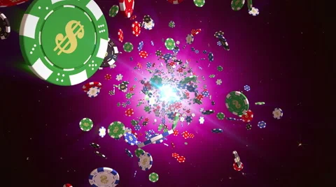 Casino chips/tokens loopable background 스톡 동영상 62550668