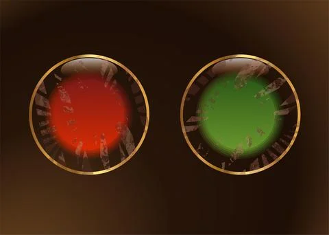 Casino design elements vector collection. Slots Gameplay icon and buttons Stock Illustration