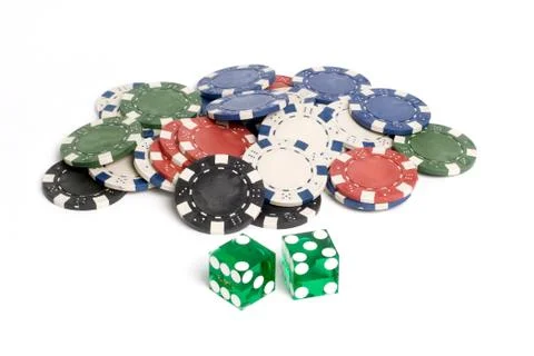 Casino dice Stock Photos