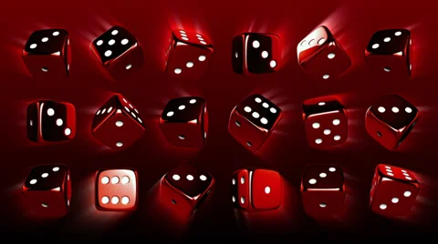 Casino Dices Background Stock Footage 32264064
