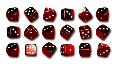 Casino Dices Background Stock Footage 32264423