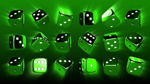 Casino Dices Background Stock Footage 32266575
