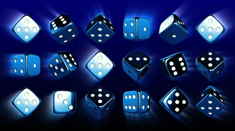 Casino Dices Background Stock Footage 32269070